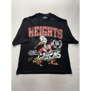 Heights Shirt Mens XL Black Trust No One Dallas Graphic Tee Streetwear